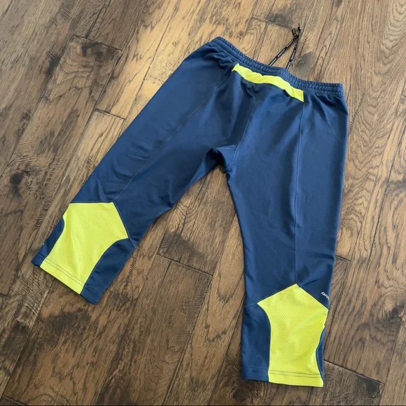 Brooks Running 7/8 Capri Track Pant Legging Navy / Neon - Picture 11 of 16